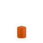 Vela de farol MAEVA, pilar, naranja, 8cm, Ø6cm, 29h - Made in Germany