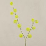 Rama decorativa de euforbia ELAENA, frutos, verde, 100 cm