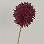 Allium artificial MERAL, burdeos, 80cm, Ø14cm
