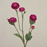 Crisantemo artificial RYON, morado oscuro, 70cm, Ø3-5cm