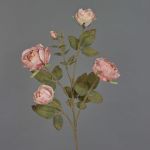 Rama de rosas artificial SITARA, rosa antigua, 75cm, Ø5-8cm