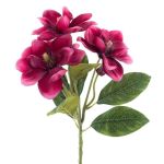 Rama artificial de magnolia DANSA, rosa oscuro, 35 cm