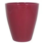 Florero TEHERAN PALAST de cerámica, rojo vino, 17cm, Ø13,5cm
