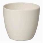 Macetero de cerámica para plantas TEHERAN BASAR, crema, 12cm, Ø13,5cm