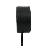 Cinta doble de raso Vipke, negro, 50 m, 6 mm