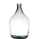 Garrafa JENSON, vidrio, reciclado, transparente-verde, 39cm, Ø25cm, 10L