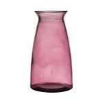 Jarrón de mesa TIBBY de vidrio, rosa claro, 23,5cm, Ø12,5cm