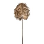 Hoja de palmera decorativa Washingtonia KIVAN, dorada, 45 cm