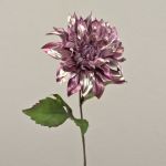 Dalia de terciopelo MINBU, rosa antiguo, 60cm, Ø18cm