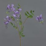 Rama de glicina artificial SOULA con flores, lila, 80cm