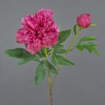 Peonía artificial BADIS, rosa, 75cm