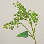 Rama de saúco artificial TEITH con frutos, verde, 40cm