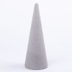 ®mosy Cono de espuma ZOILA para flores artificiales, gris, 24cm, Ø9cm