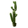 Cactus de plástico ARAMIS con flores, verde-fucsia, 170cm