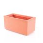 Jardinera rectangular AINA, terracota, 40x20x21cm, resistente a la intemperie