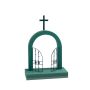 OASIS® Base húmeda para flores, floristería funeraria, marcos de espuma, base de espuma rígida, verde, 46 x 51 x 5 cm