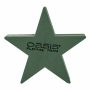 OASIS® Espuma para flores secas estrella, base de madera Bioline, verde, 40 x 40 x 5,5 cm