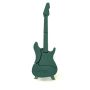 OASIS® Espuma húmeda para flores, guitarra eléctrica, base de madera Bioline, soporte de madera, verde, 80 x 25 x 6 cm