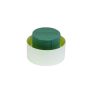 OASIS® Espuma húmeda Cilindro en bandeja de compuesto de papel, verde-crema, 6 cm, Ø 11 cm