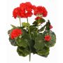 Geranio artificial MIA con vara de fijación, rojo, 35cm, Ø6-9cm