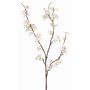 Rama de manzano artificial LOUISA, con flores, crema-blanco, 80cm, Ø3-4cm