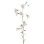 Rama de campanilla artificial GISELA, blanco, 65cm, Ø1-4cm