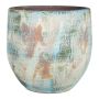 Maceta de cerámica AETIOS gradiente de color, varios colores, 24cm, Ø24cm