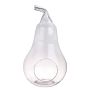 Terrario para plantas YVIE en forma de pera, cristal, transparente, 31cm, Ø17cm
