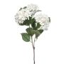 Rama artificial de hortensia SWINER, blanco, 100 cm