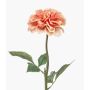 Flor artificial Dalia TOWMER, Eco Collection, melocotón, 55 cm