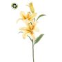 Lirio tigre artificial KRAWEL, Eco Collection, amarillo, 85 cm