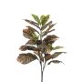 Planta artificial Croton ISKANDAR sobre varilla, multicolor, 70 cm