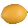 Fruta decorativa limón KUNFER, amarillo, 8,5 cm, Ø 5,5 cm