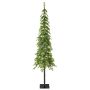 Árbol de Navidad artificial de tronco alto MOLDE DELUXE, LED, 150cm, Ø30cm