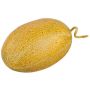 Fruta artificial melón cantalupo VIKTORIJA, amarillo, 21 cm, Ø 13 cm