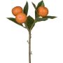 Rama artificial de mandarina SHARLEEN con frutos, naranja, 25 cm