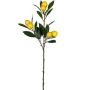 Rama artificial de limón ADRIANNA con frutos, amarilla, 70 cm