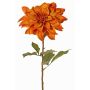 Dalia artificial PHILLIPPA, Eco Collection, naranja-amarillo, 65cm, Ø15cm