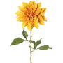 Dalia artificial PHILLIPPA, Eco Collection, amarillo-naranja, 65 cm, Ø 15 cm