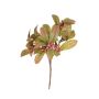 Arbusto de laurel artificial KAMINA con bayas, varilla, verde-rosa, 20 cm