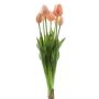 Ramo de tulipanes artificiales Mix LONA, melocotón-naranja, 45 cm, Ø 20 cm
