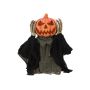 Calabaza zombi para decoración de Halloween DOMINICUS, función sonido y movimiento, LEDs, 62cm