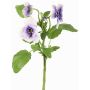 Rama decorativa de pensamientos SIANIE, lila-azul-blanco, 35cm, Ø5-6,5cm