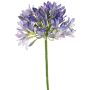Flor de agapanto artificial KAFENA, azul-lila, 90cm, Ø20cm