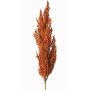 Rama decorativa de sorgo WADDY con espigas, color naranja, 80cm