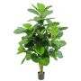 Ficus Lyrata artificial APOKO, troncos reales, verde, 170 cm