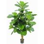 Ficus Lyrata artificial APOKO, troncos reales, verde, 170cm