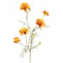 Rama decorativa de caléndula artificial PONGAU, naranja, 70cm, Ø5-7cm