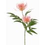 Plantas artificiales Rama de roble VULKINTA con flores, rosa, 75cm, Ø9-11cm