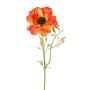 Anémona artificial OKAPI, naranja, 55 cm, Ø 10 cm